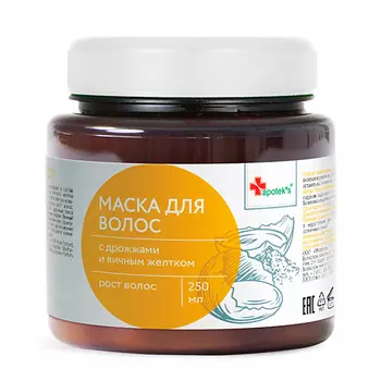 APOTEK'S Маска для волос c дрожжами и яичным желтком 250.0