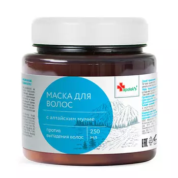 APOTEK'S Маска для волос с алтайским мумие 250