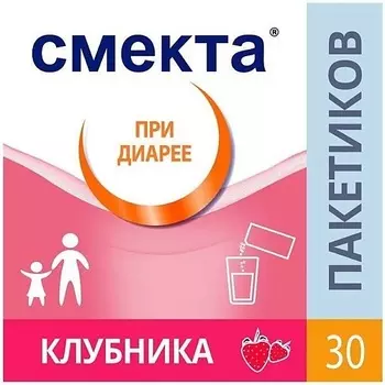 АПТЕКА Смекта Пор. Пригот. Сусп. Д/Вн. Приема (Клубника) Пак. 3Г №30