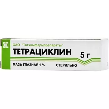 АПТЕКА Тетрациклин мазь глазн. 1 5г N1