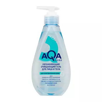 AQA PURE Гель для умывания с витаминами для чувствительной кожи 250.0