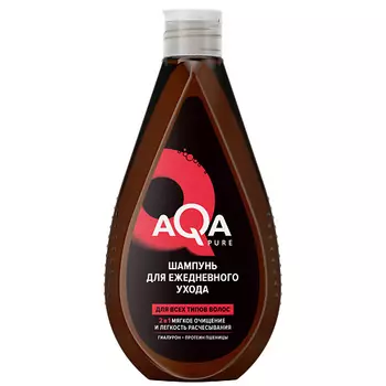 AQA PURE Шампунь увлажняющий с гиалуроном 400