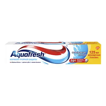 AQUAFRESH Зубная паста Освежающе-мятная Fresh&Minty