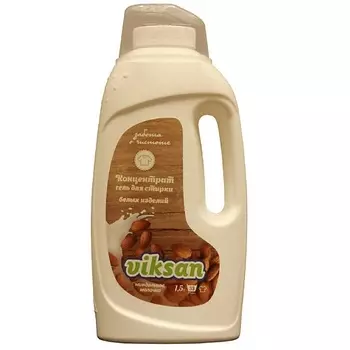 AQUASAN Гель-концентрат для стирки для белых изделий "Миндальное молочко"