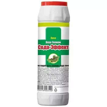 AQUASAN Порошок чистящий "Вера Эконом" Сода-Эффект хвоя