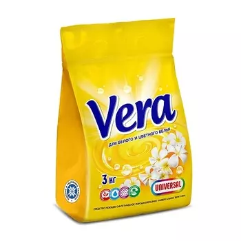 AQUASAN Стиральный порошок бесфосфатный "VERA"универсальный автомат