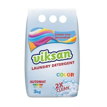 AQUASAN Стиральный порошок"VIKSAN" 2X CLEAN COLOR