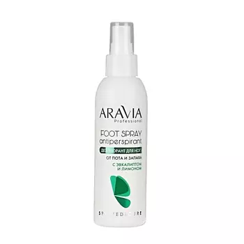 ARAVIA PROFESSIONAL Дезодорант для ног от пота и запаха с эвкалиптом и лимоном Foot Spray Antiperspirant