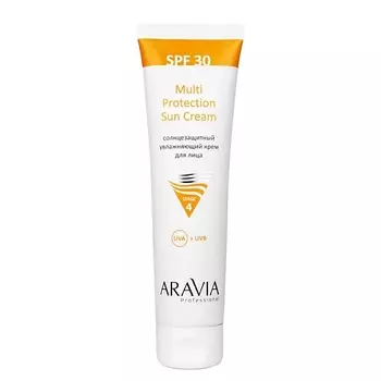 ARAVIA PROFESSIONAL Крем для лица солнцезащитный увлажняющий SPF 30 Multi Ptotection Sun Cream
