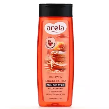 ARELA Гель для душа «Минуты блаженства», аромат карамельного мусса 250.0
