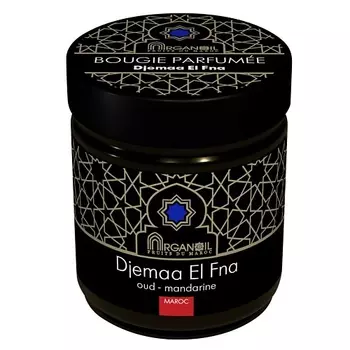 ARGANOIL Ароматическая свеча "Джема Эль Фна" уд-мандарин