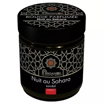 ARGANOIL Ароматическая свеча "Ночь в Сахаре" сандаловое дерево