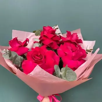 АРХБУКЕТ Букет французких роз и эвкалипта