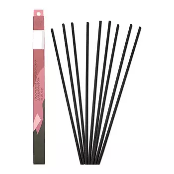ARIDA HOME Набор фибровых палочек для аромадиффузора, черный, 20 см. 1