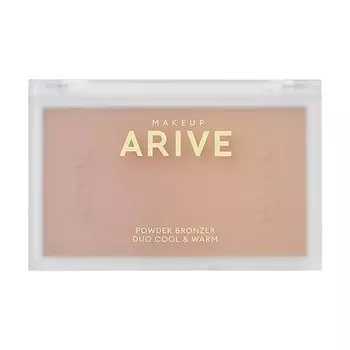 ARIVE MAKEUP Бронзирующая пудра Powder Bronzer Duo Cool & Warm