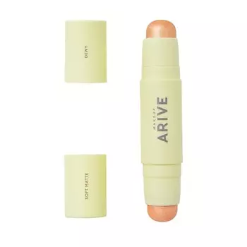 ARIVE MAKEUP Двойной стик-хайлайтер Duo Highlighter Stick Soft Matte & Dewy