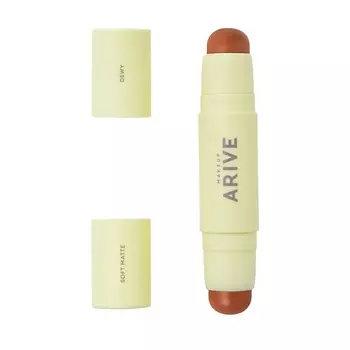 ARIVE MAKEUP Двойные румяна в стике Duo Blush Stick Soft Matte & Dewy