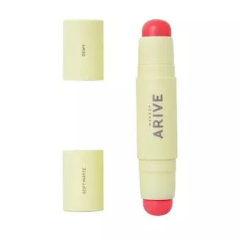 ARIVE MAKEUP Двойные румяна в стике Duo Blush Stick Soft Matte & Dewy