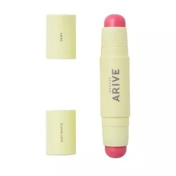 ARIVE MAKEUP Двойные румяна в стике Duo Blush Stick Soft Matte & Dewy