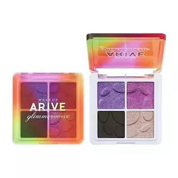 ARIVE MAKEUP Палетка теней Glimmerverse Invented Ethos Multichrome Eyeshadow Quad