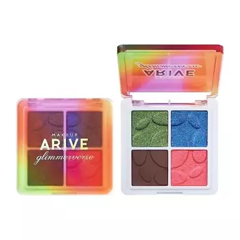 ARIVE MAKEUP Палетка теней Glimmerverse Invented Ethos Multichrome Eyeshadow Quad