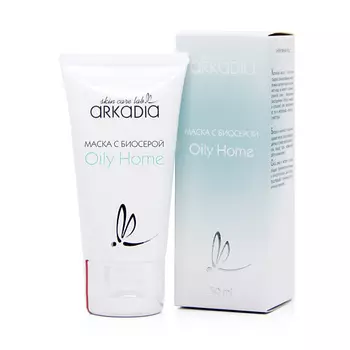 ARKADIA Маска с биосерой Oily Home для комбинированной и жирной кожи 50.0