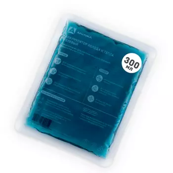 АРКТИКА Аккумулятор тепла и холода гелевый для термосумки 300 мл