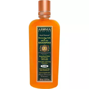 AROMA DEAD SEA Шампунь с медом, оливковым маслом и яичным желтком 380