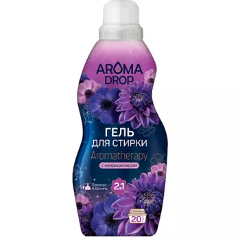 AROMA DROP Гель для стирки 2 в 1 Aromatherapy Лаванда и ваниль 1000.0