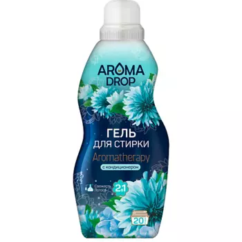 AROMA DROP Гель для стирки 2 в 1 Aromatherapy Свежесть лотоса 1000.0