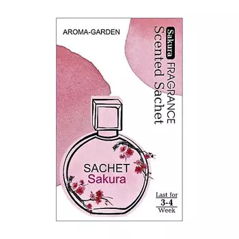 AROMA-GARDEN Ароматизатор-САШЕ Домашний аромат Сакура