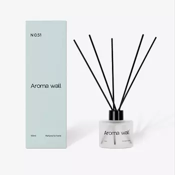 AROMA WALL Диффузор для дома с палочками — Лемонграсс, Лайм, Бергамот N.051 100.0