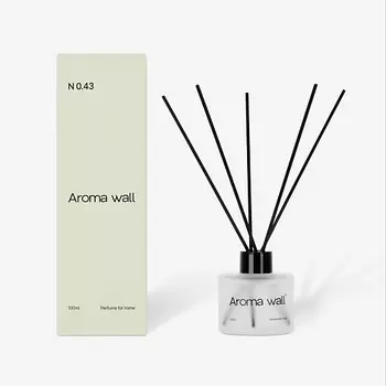 AROMA WALL Диффузор для дома с палочками — Кокосовое молочко, Хлопок N.043 100.0