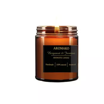 AROMAKO Свеча"Bergamot & Jasmine" 150.0
