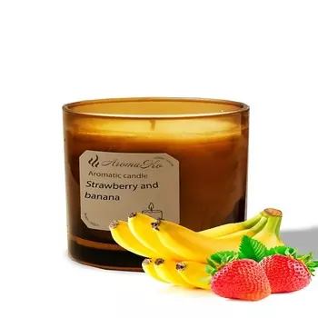 AROMAKO Свеча "Клубника и банан" 100