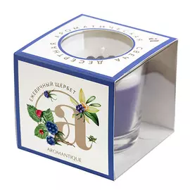 AROMANTIQUE Свеча-десерт "Ежевичный щербет"