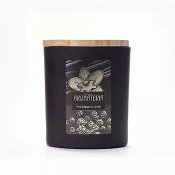 AROMATERIA Ароматическая свеча "Розовый перец и ваниль" 230.0