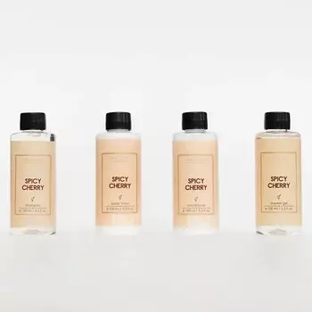 ARRIVISTE Набор миниатюр, средства для волос и тела Spicy Cherry