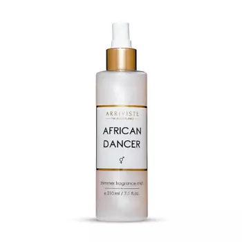 ARRIVISTE Спрей для тела с шиммером African Dancer