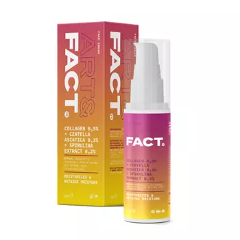 ART&FACT Антивозрастной омолаживающий крем для лица с коллагеном, центеллой азиатской и спирулиной 50.0