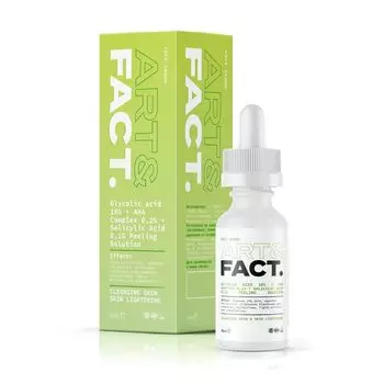 ART&amp;FACT Пилинг-эксфолиант для лица с гликолевой кислотой и комплексом AHA- и BHA-кислот