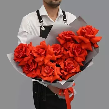 ART FLORA Букет из 9 французских роз 08