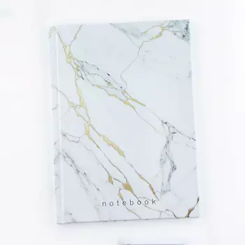 ART FOX Ежедневник недатированный в твердой обложке А5, 80 листов "Мрамор"