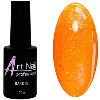 ART NAIL PROFESSIONAL Камуфлирующая кремниевая база Neon shiny