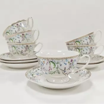 ARYA HOME COLLECTION Чайный набор из фарфора 220 мл Summer