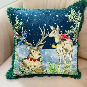 ARYA HOME COLLECTION Чехол для подушки 45x45 Forest Deer