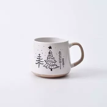 ARYA HOME COLLECTION Глиняный набор кружек Christmas Siberia