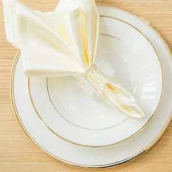 ARYA HOME COLLECTION Кольца для салфеток 4 Пр. Crystal Прозрачный