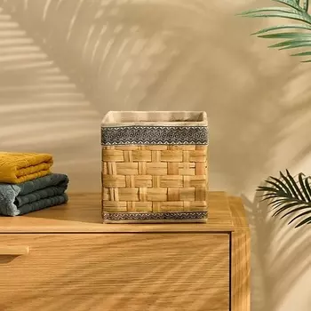 ARYA HOME COLLECTION Корзина для белья Arya ручной работы Herbert 23х23х23