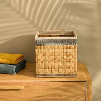 ARYA HOME COLLECTION Корзина для белья Arya ручной работы Herbert 40х40х40